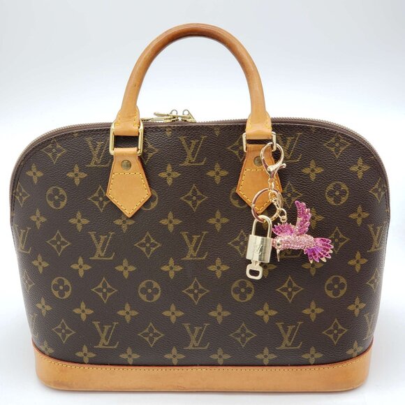 Authentic Louis Vuitton Lock & Key with unbranded Bagcharm, Keycharm, Keychain - Picture 3 of 8